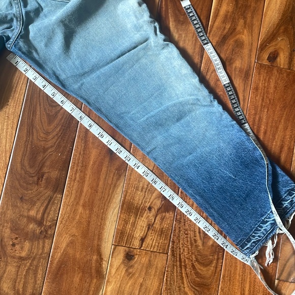 Current/Elliott, Cropped Straight, Released Raw Hem Cropped Jeans, Sz 32, NWOT - Picture 9 of 9